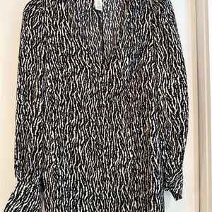 H&M Zebra Print Women's Blouse